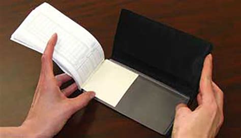 side tear checkbook covers